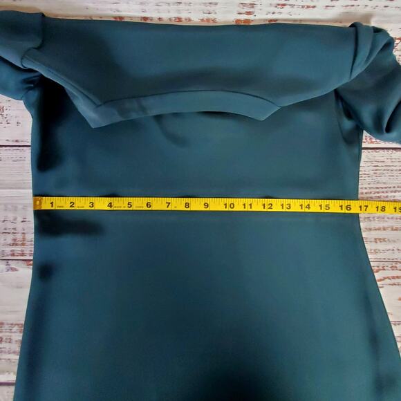 Elizabeth and James Silk Jade Green Brigette Dress Flare Sleeves Whimsy Fairy 4 - Picture 10 of 14